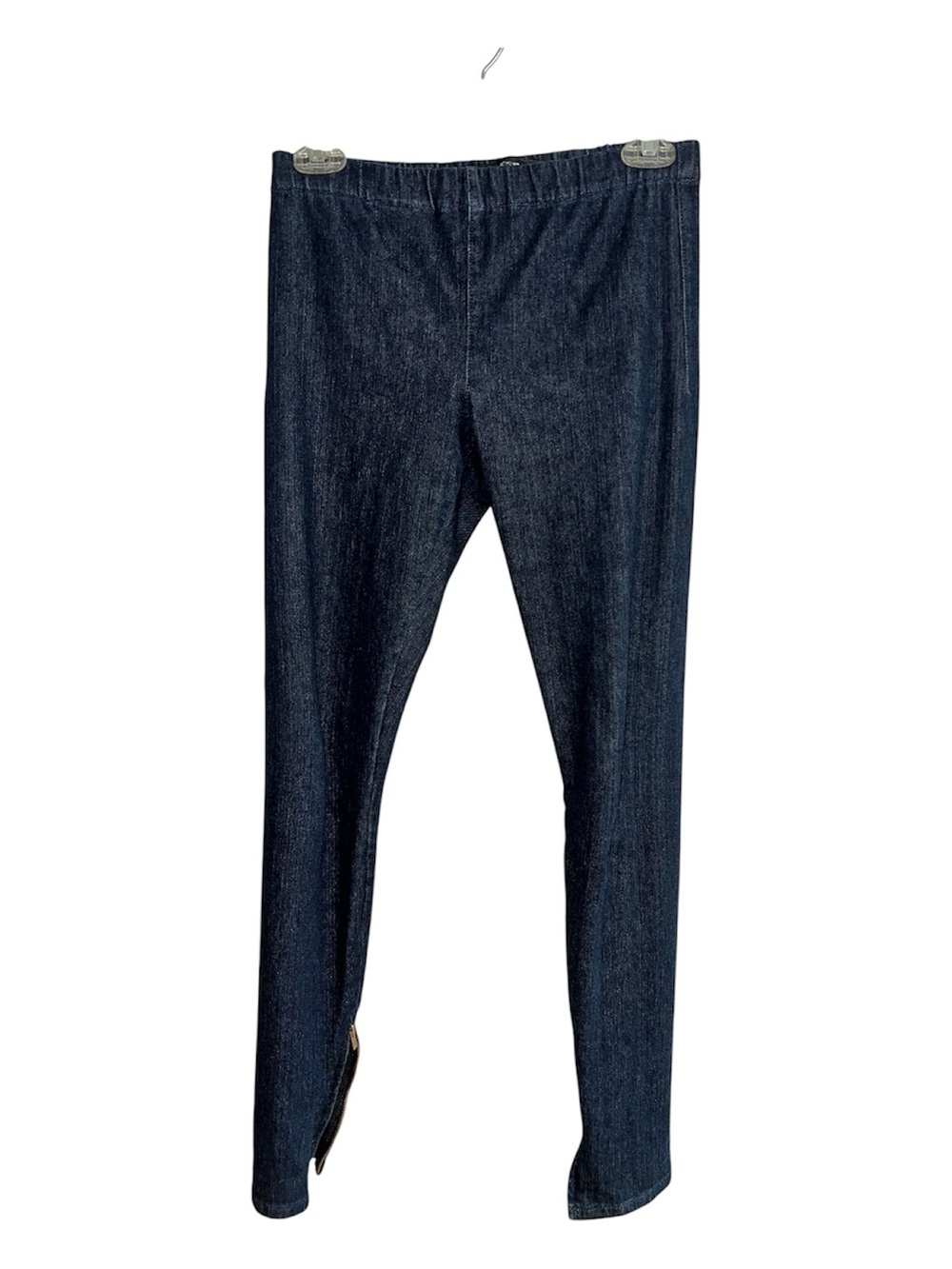 Joes Jeans Dark Blue Stretch Denim Jeans with zipper hem